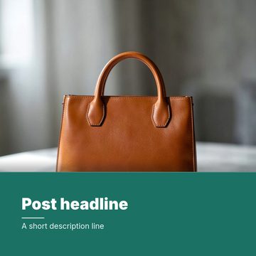 Design sample using the Editorial split template